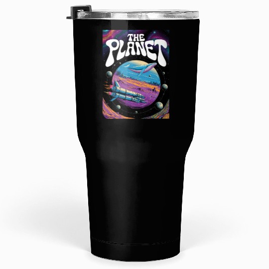 Rainbow Space Whale Adventure Tumblers 30 Oz