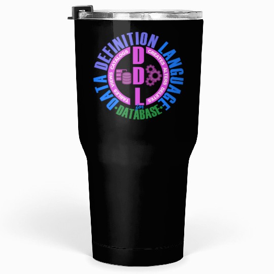 DDL Data Definition Language Tumblers 30 Oz