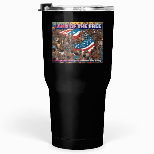 Land Of The Free Tumblers 30 Oz