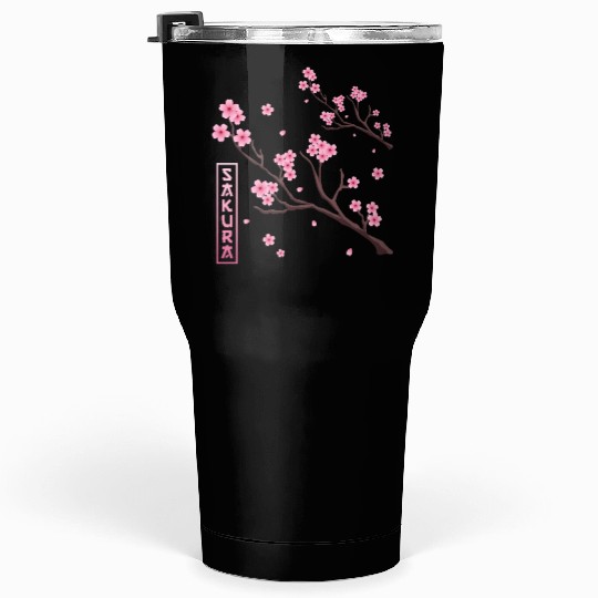 Cherry Blossom Japan Harajuku Manga Japan Sakura Tumblers 30 Oz