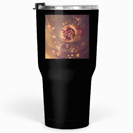 Botanical Gardens Latte Tumblers 30 Oz