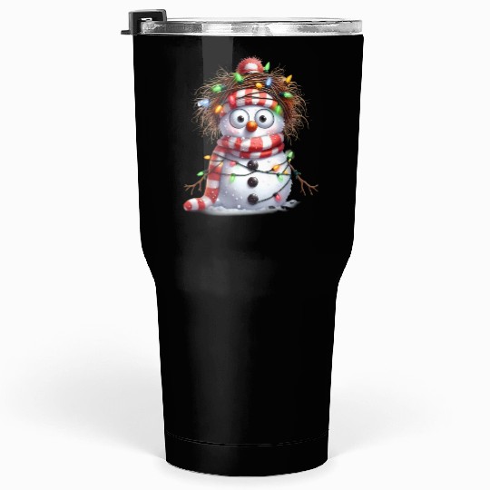 Christmas Merry Christmas For Gift Snowman Tumblers 30 Oz