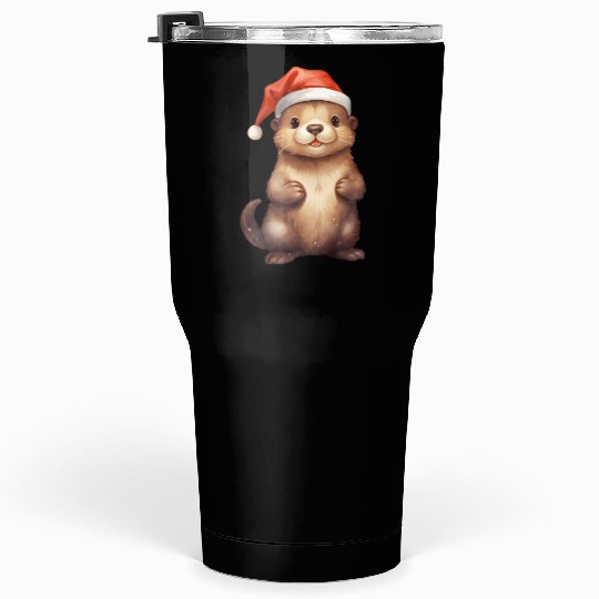 Christmas Merry Christmas For Gift Christmas Otter Tumblers 30 Oz