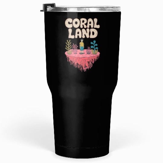 Rainbow Coral Land Tumblers 30 Oz