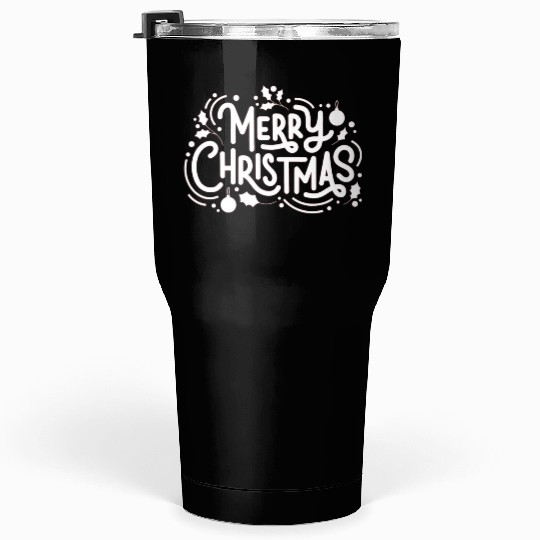 Merry Christmas Tumblers 30 Oz