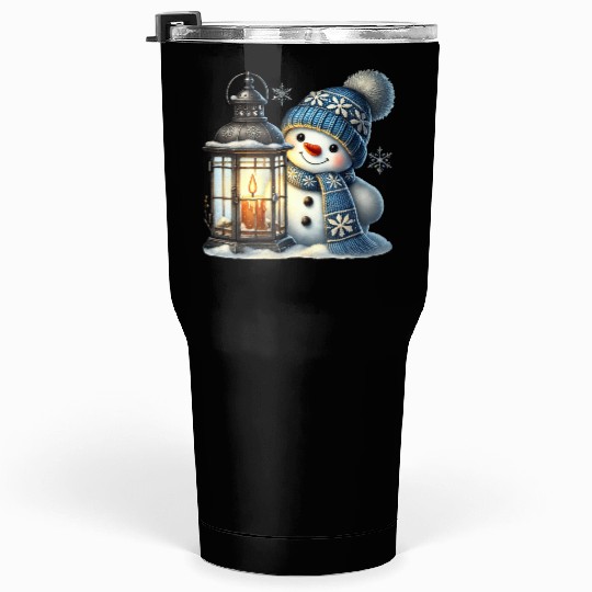 Snowman Christmas, Funny Snowman Tumblers 30 Oz