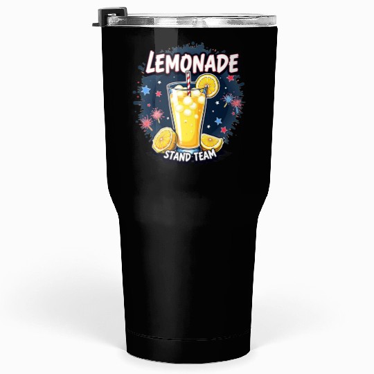 Lemonade stand team Tumblers 30 Oz