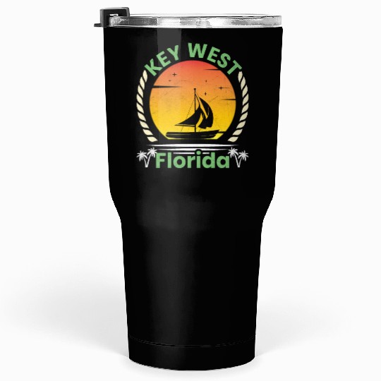 KEY-WEST FLORDIA Sailing West Keys Sailing Outfit Tumblers 30 Oz
