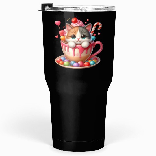 Valentines Retro, Valentine Day Tumblers 30 Oz