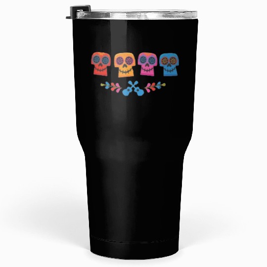 Día de los Muertos Sugar Tumblers 30 Oz