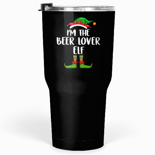 I'm The Beer Lover Elf Tumblers 30 Oz Matching Family