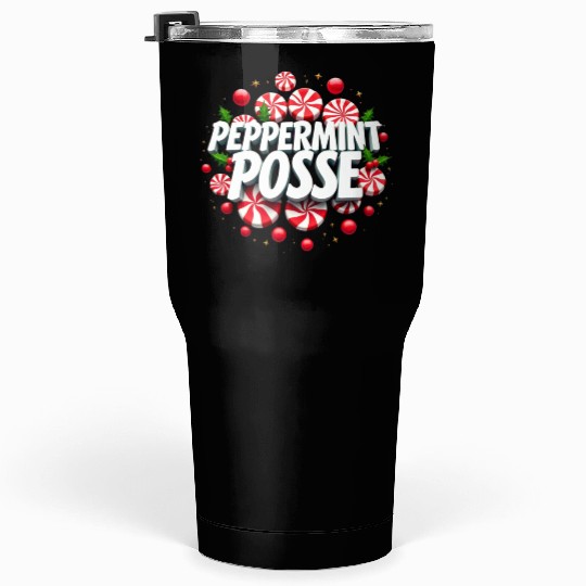 Peppermint Posse Tumblers 30 Oz