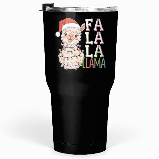Fa La La Llama Tumblers 30 Oz