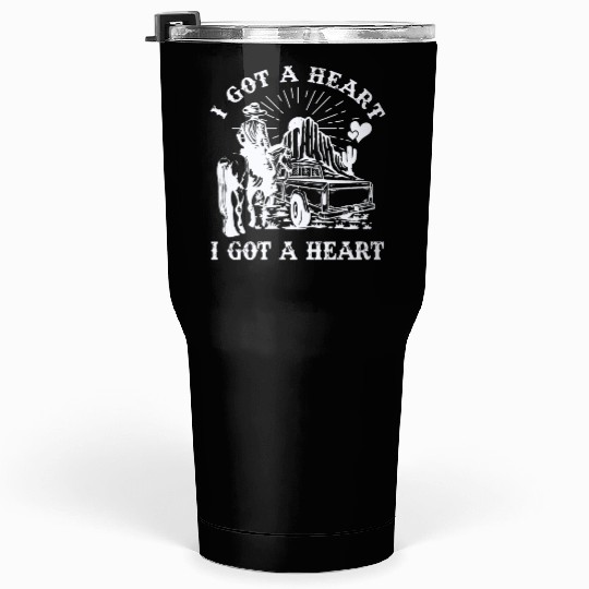 I Got A Heart Like A Truck Tumblers 30 Oz