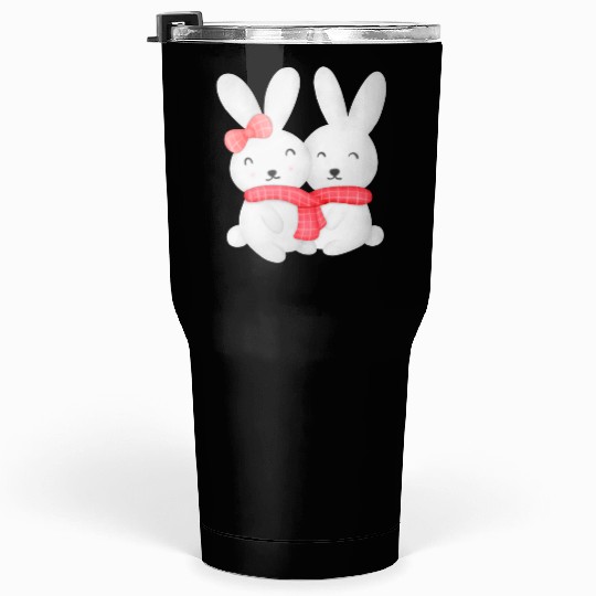 Valentine Rabbit Tumblers 30 Oz