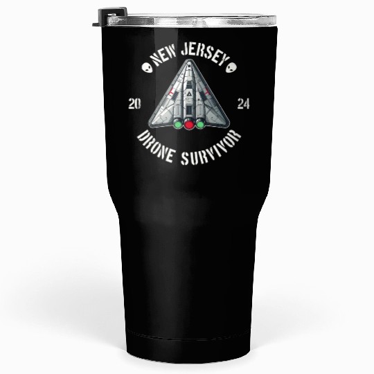 New Jersey Drone Survivor | NJ Drones Aliens UAPs Tumblers 30 Oz