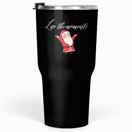 Santa's Joyful Moment Tumblers 30 Oz