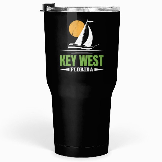 KEY-WEST FLORDIA Sailing West Keys Sailing Outfit Tumblers 30 Oz