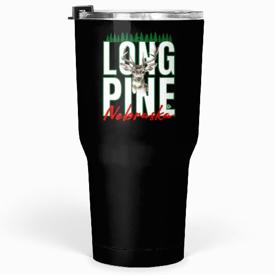 LONG PINE NEBRASKA DEER Family Design Tumblers 30 Oz