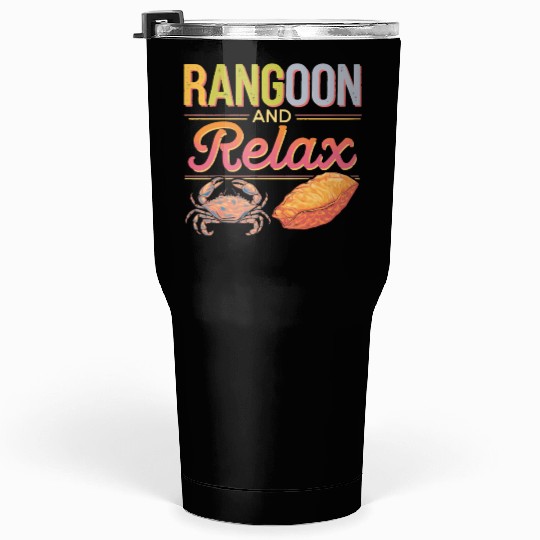 Crab Rangoon Lover American Chinese Sea Food Tumblers 30 Oz