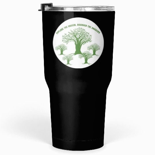 Green Tree Environmentalism Advocacy Tumblers 30 Oz