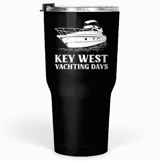 KEY-WEST YACHTING DAYS Florida Keys Sunshine-State Tumblers 30 Oz
