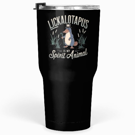 Lickalotopus: The Platypus Spirit Tumblers 30 Oz
