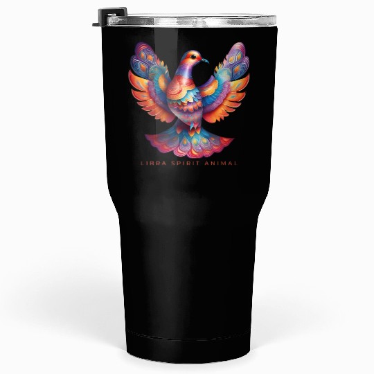 Libra Spirit Animal Dove Alebrije Female Tumblers 30 Oz