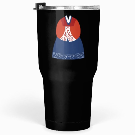 Luxury Korean Hanbok Tumblers 30 Oz