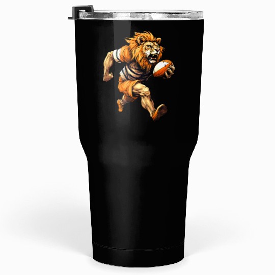 Lion rugby player Tumblers 30 Oz