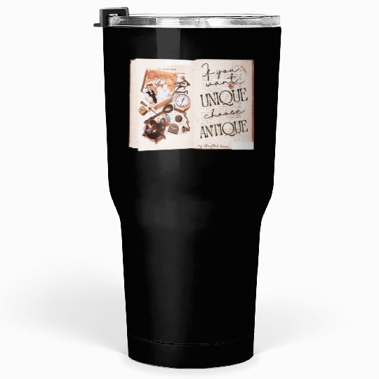 UNIQUE ANTIQUE Tumblers 30 Oz