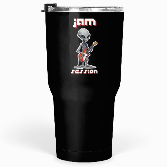 ET Playing a Guitar Tumblers 30 Oz
