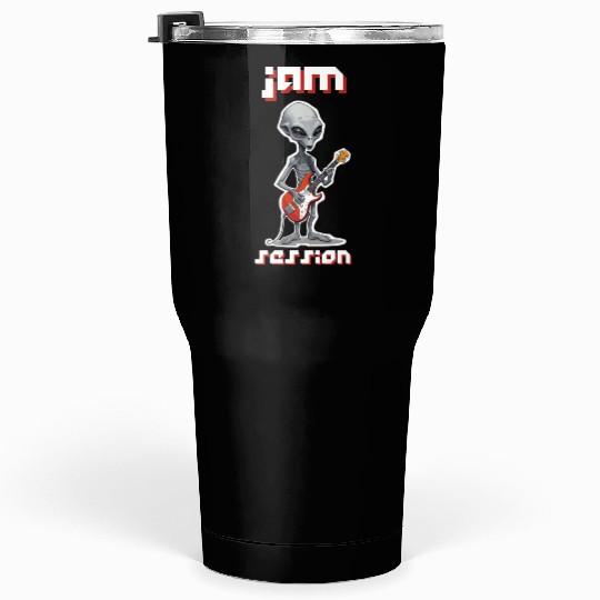 ET Playing a Guitar Tumblers 30 Oz