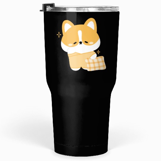 Sleepy Corgi Tumblers 30 Oz