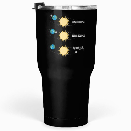 Lunar Eclipse Solar Eclipse Apocalypse Tumblers 30 Oz