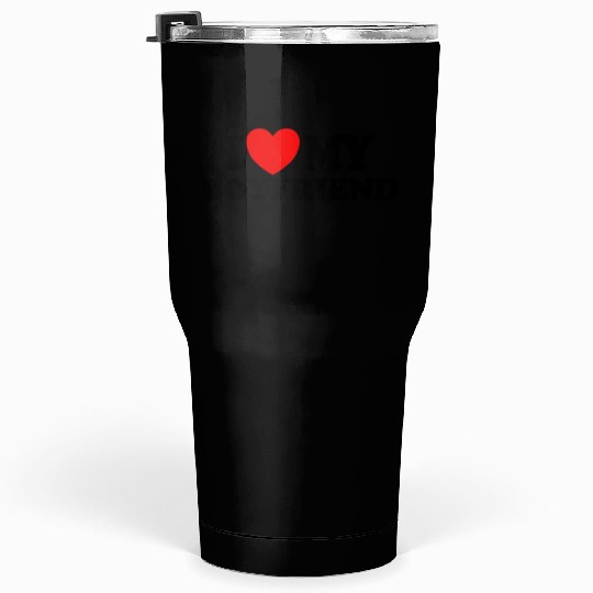 I Love My Boyfriend Matching Couple My Boyfrienmad Tumblers 30 Oz
