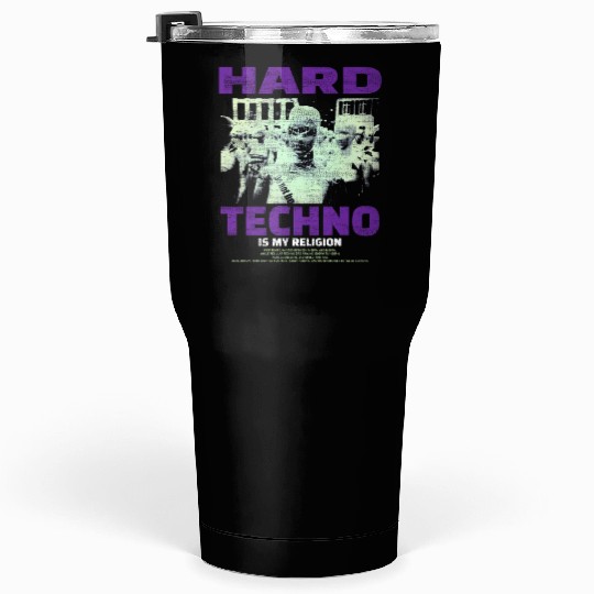 Techno House Party EDM Festival Goa Electro Rave Tumblers 30 Oz