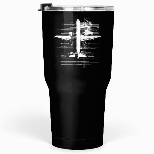 Aircraft Drawing Tumblers 30 Oz