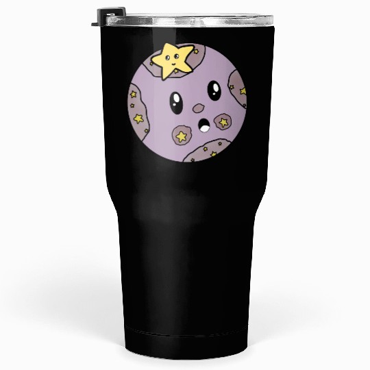 Surprised Purple Moon Tumblers 30 Oz