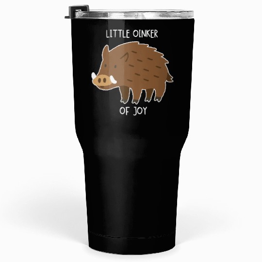 Little Oinker Of Joy Fluffy Piglet Tumblers 30 Oz