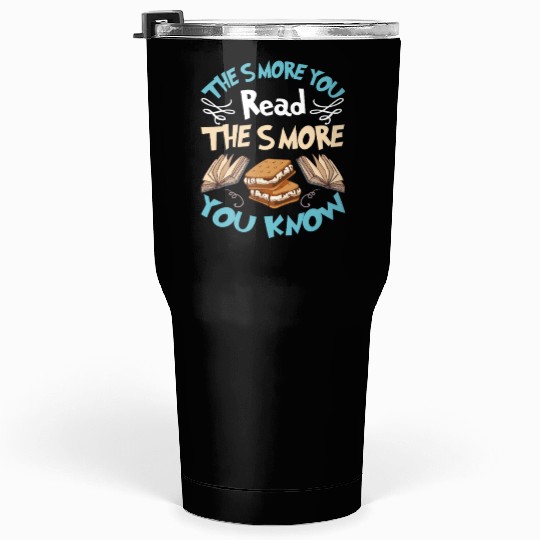 s'more, read, book, lover, perfect, reading, Tumblers 30 Oz