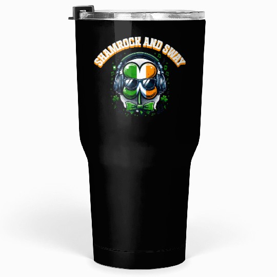 Clover Sway AI Graphic and Typography Tumblers 30 Oz