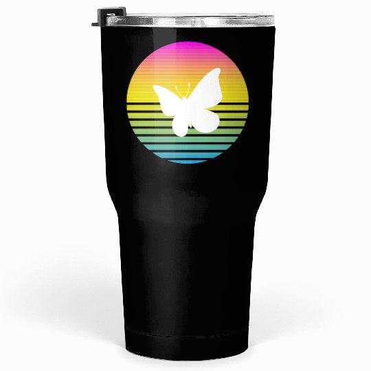 Vibrant Butterfly Tumblers 30 Oz
