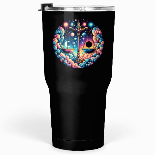 Libra - Celestial Scales of Balance Tumblers 30 Oz