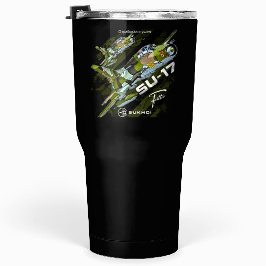 Sukhoi Su-17 Fitter – Iconic Soviet Jet Tumblers 30 Oz