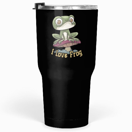 i love frog Tumblers 30 Oz