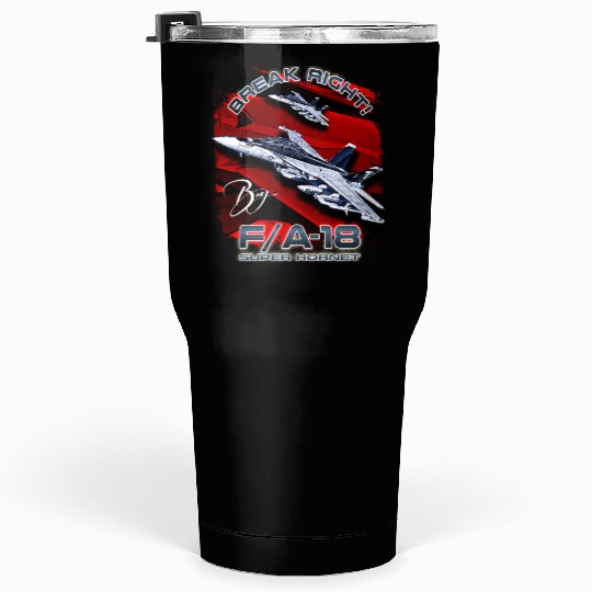 F/A18 Super Hornet Us Air Force Fighterjet Tumblers 30 Oz