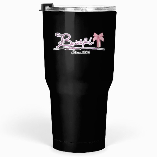 Beautiful since 1984 birthday typography Tumblers 30 Oz