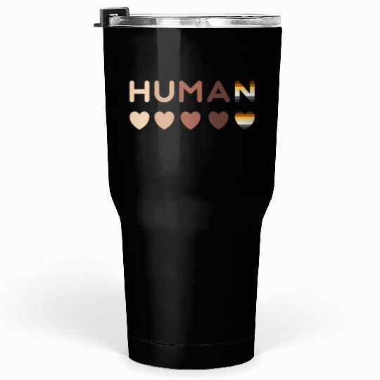 Human Bear Pride Gay Men LGBT Bear Flag Colors Tumblers 30 Oz