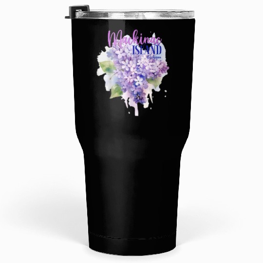 Mackinac Island Michigan Lilacs Lilac Festival Sta Tumblers 30 Oz